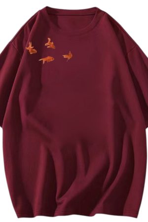 Cute Everyday Outfits, Outfit Inspo Casual Goldfish Aesthetic Graphic Tee