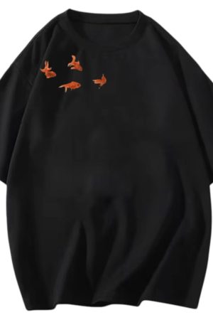 Cute Everyday Outfits, Outfit Inspo Casual Goldfish Aesthetic Graphic Tee