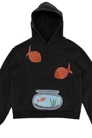 Cute Everyday Outfits, Outfit Inspo Casual Goldfish and Bowl Hoodie