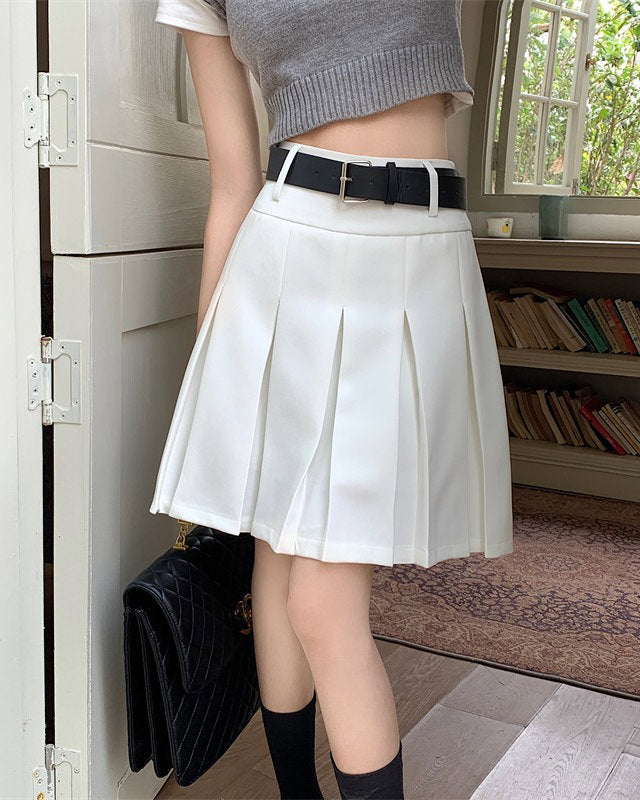 Cute Everyday Outfits, Outfit Inspo Casual Good Manners Knee-Length Pleated Skirt Cute Everyday Outfits, Outfit Inspo Casual Good Manners Knee-Length Pleated Skirt