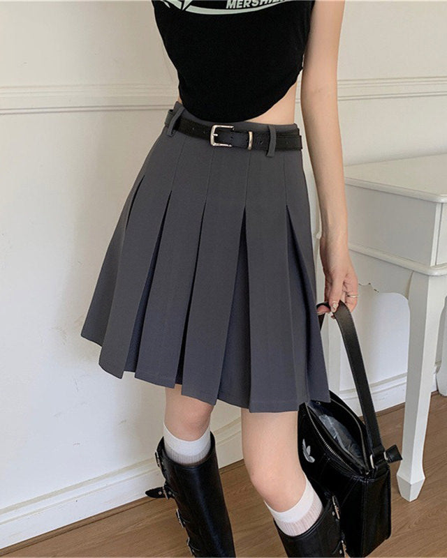 Cute Everyday Outfits, Outfit Inspo Casual Good Manners Knee-Length Pleated Skirt Cute Everyday Outfits, Outfit Inspo Casual Good Manners Knee-Length Pleated Skirt