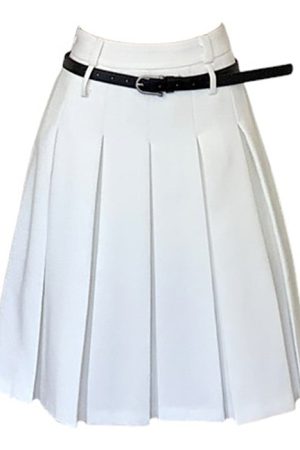 Cute Everyday Outfits, Outfit Inspo Casual Good Manners Midi Pleated Skirt