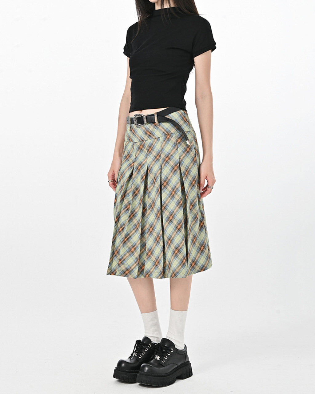 Cute Everyday Outfits, Outfit Inspo Casual Good Manners Plaid Kilt Skirt Cute Everyday Outfits, Outfit Inspo Casual Good Manners Plaid Kilt Skirt