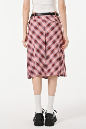 Cute Everyday Outfits, Outfit Inspo Casual Good Manners Plaid Kilt Skirt