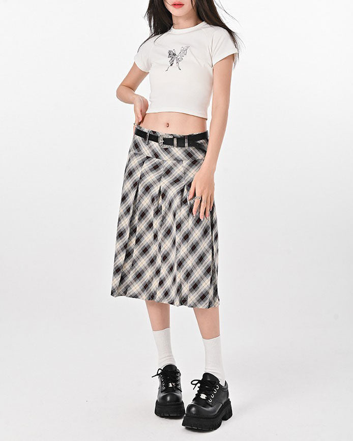 Cute Everyday Outfits, Outfit Inspo Casual Good Manners Plaid Kilt Skirt Cute Everyday Outfits, Outfit Inspo Casual Good Manners Plaid Kilt Skirt