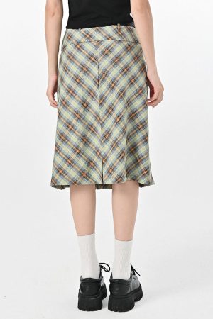 Cute Everyday Outfits, Outfit Inspo Casual Good Manners Plaid Kilt Skirt