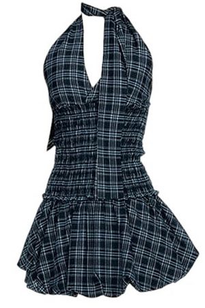 Cute Everyday Outfits, Outfit Inspo Casual Gossip Goes Around Halter Top & Bubble Skirt