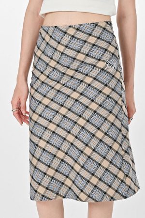 Cute Everyday Outfits, Outfit Inspo Casual Gossip Goes Around Plaid Midi Skirt