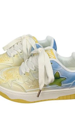 Cute Everyday Outfits, Outfit Inspo Casual Gradient Star Aesthetic Sneakers