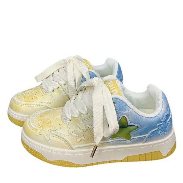 Cute Everyday Outfits, Outfit Inspo Casual Gradient Star Aesthetic Sneakers