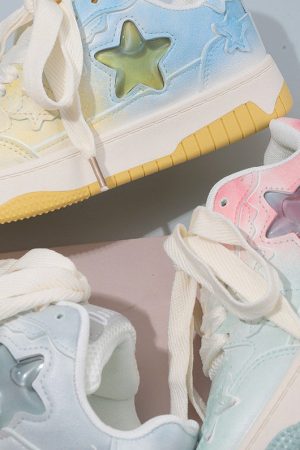 Cute Everyday Outfits, Outfit Inspo Casual Gradient Star Aesthetic Sneakers