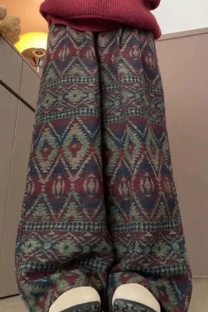 Cute Everyday Outfits, Outfit Inspo Casual Grandma Aesthetic Patterned Pants