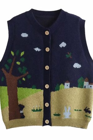 Cute Everyday Outfits, Outfit Inspo Casual Grandma's House Button Up Vest