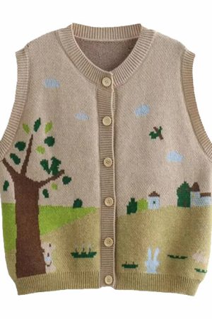 Cute Everyday Outfits, Outfit Inspo Casual Grandma's House Button Up Vest