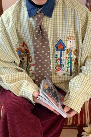 Cute Everyday Outfits, Outfit Inspo Casual Grandma's House Long Sleeve Shirt