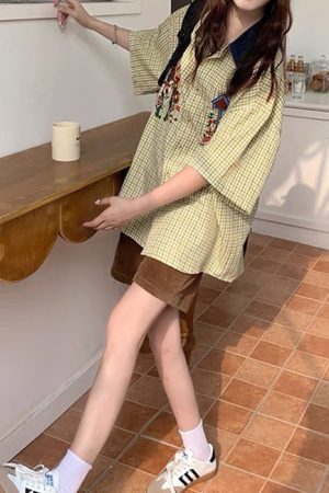 Cute Everyday Outfits, Outfit Inspo Casual Grandma's House Plaid Shirt