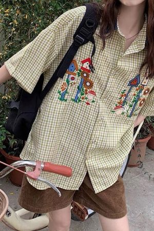 Cute Everyday Outfits, Outfit Inspo Casual Grandma's House Plaid Shirt