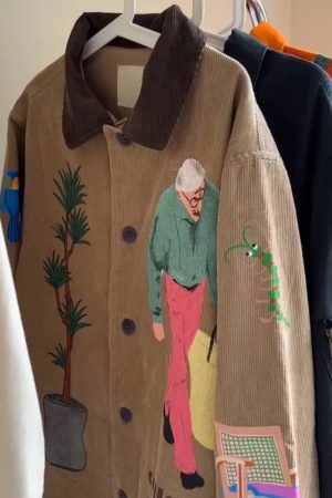 Cute Everyday Outfits, Outfit Inspo Casual Grandpa Aesthetic Corduroy Jacket