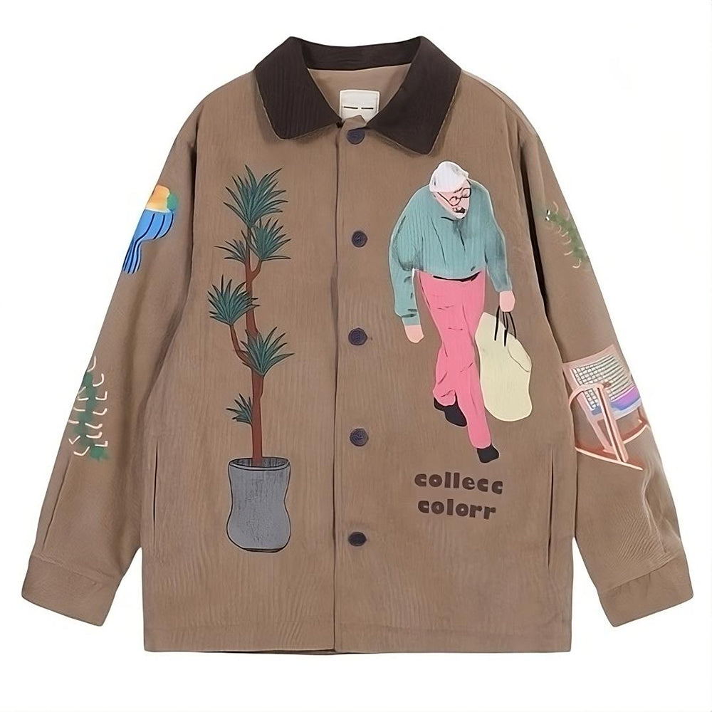 Cute Everyday Outfits, Outfit Inspo Casual Grandpa Aesthetic Corduroy Jacket