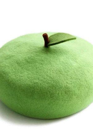 Cute Everyday Outfits, Outfit Inspo Casual Green Apple Beret