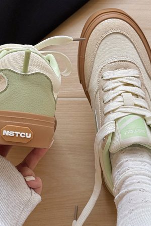 Cute Everyday Outfits, Outfit Inspo Casual Green Apple Sneakers
