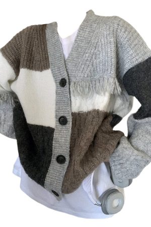 Cute Everyday Outfits, Outfit Inspo Casual Grey Fringe Grandma Cardigan