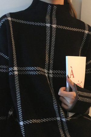 Cute Everyday Outfits, Outfit Inspo Casual Grid Lounge Sweater