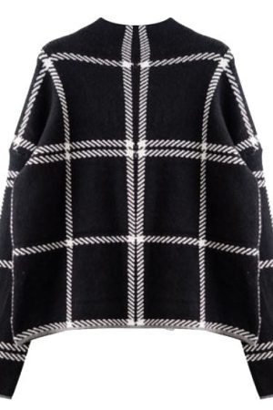 Cute Everyday Outfits, Outfit Inspo Casual Grid Lounge Sweater