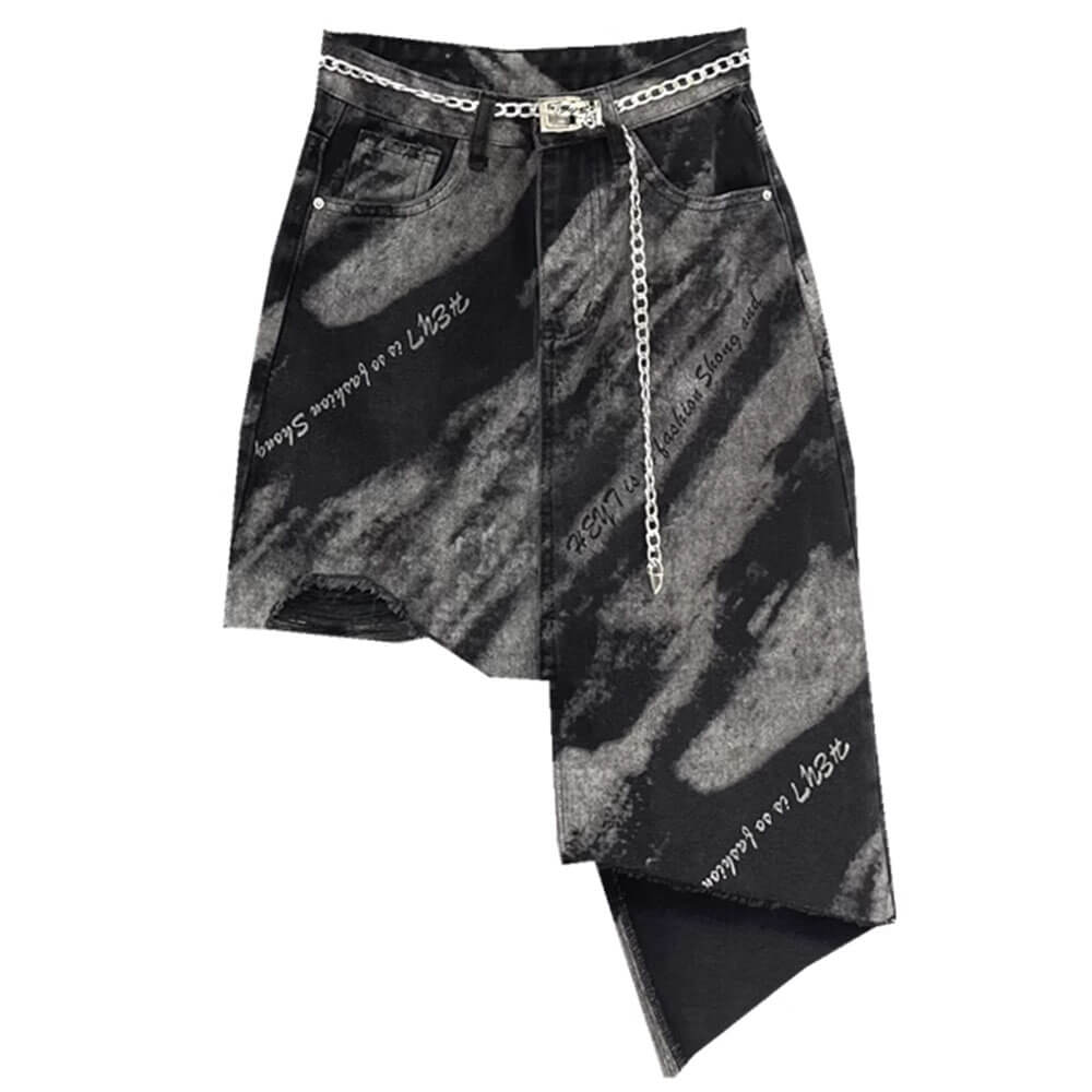 Cute Everyday Outfits, Outfit Inspo Casual Grunge Aesthetic Asymmetric Skirt