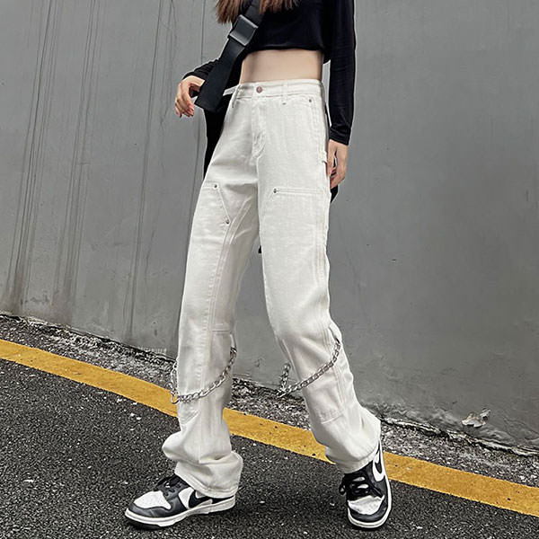 Cute Everyday Outfits, Outfit Inspo Casual Grunge Aesthetic Chain Jeans Cute Everyday Outfits, Outfit Inspo Casual Grunge Aesthetic Chain Jeans
