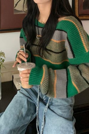 Cute Everyday Outfits, Outfit Inspo Casual Grunge Aesthetic Crop Sweater