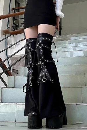 Cute Everyday Outfits, Outfit Inspo Casual Grunge Aesthetic Flare Leg Warmers