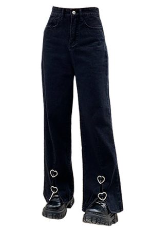 Cute Everyday Outfits, Outfit Inspo Casual Grunge Aesthetic Flare Slit Jeans