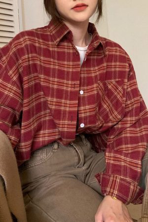 Cute Everyday Outfits, Outfit Inspo Casual Grunge Aesthetic Plaid Shirt