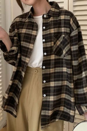 Cute Everyday Outfits, Outfit Inspo Casual Grunge Aesthetic Plaid Shirt