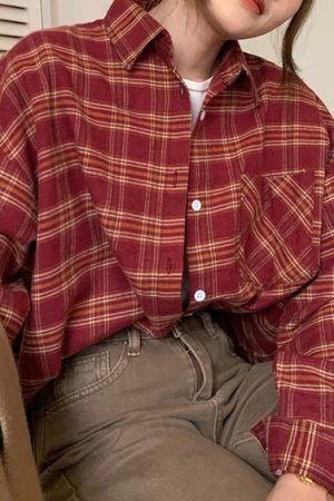 Cute Everyday Outfits, Outfit Inspo Casual Grunge Aesthetic Plaid Shirt
