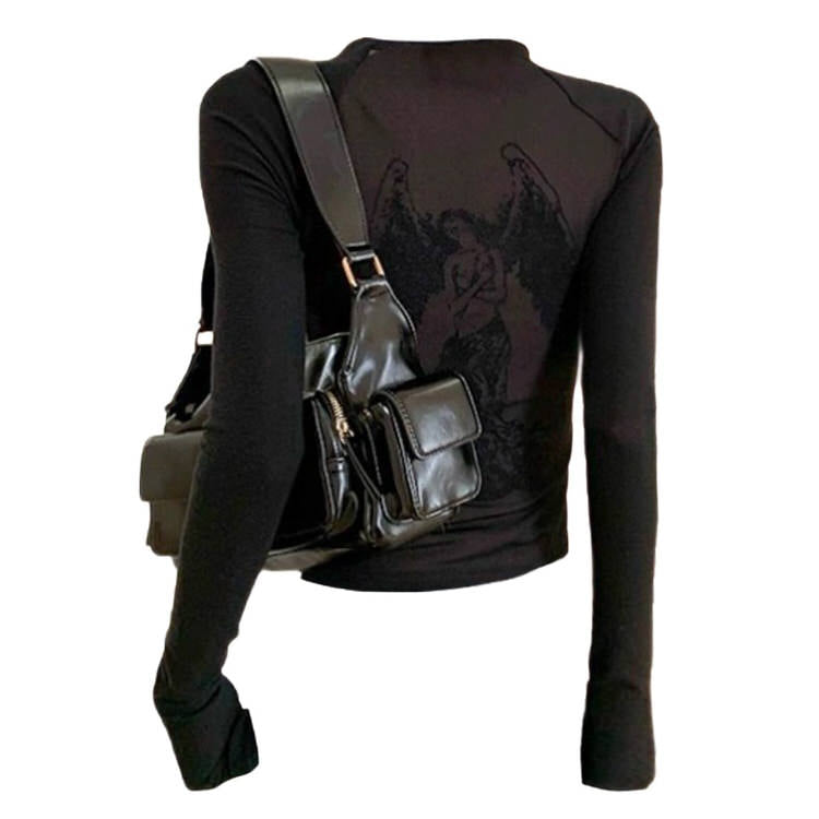 Cute Everyday Outfits, Outfit Inspo Casual Grunge Angel Back Top