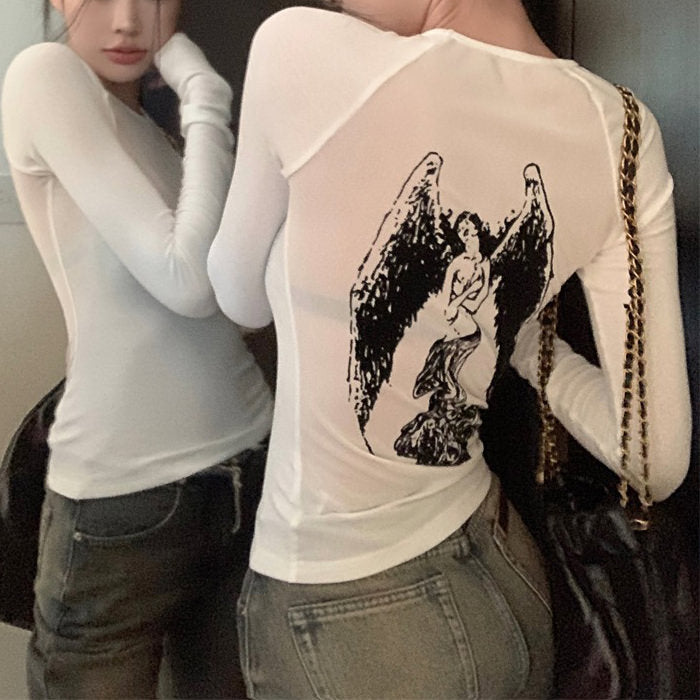 Cute Everyday Outfits, Outfit Inspo Casual Grunge Angel Back Top Cute Everyday Outfits, Outfit Inspo Casual Grunge Angel Back Top