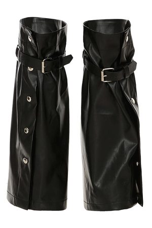 Cute Everyday Outfits, Outfit Inspo Casual Grunge Leather Leg Warmers