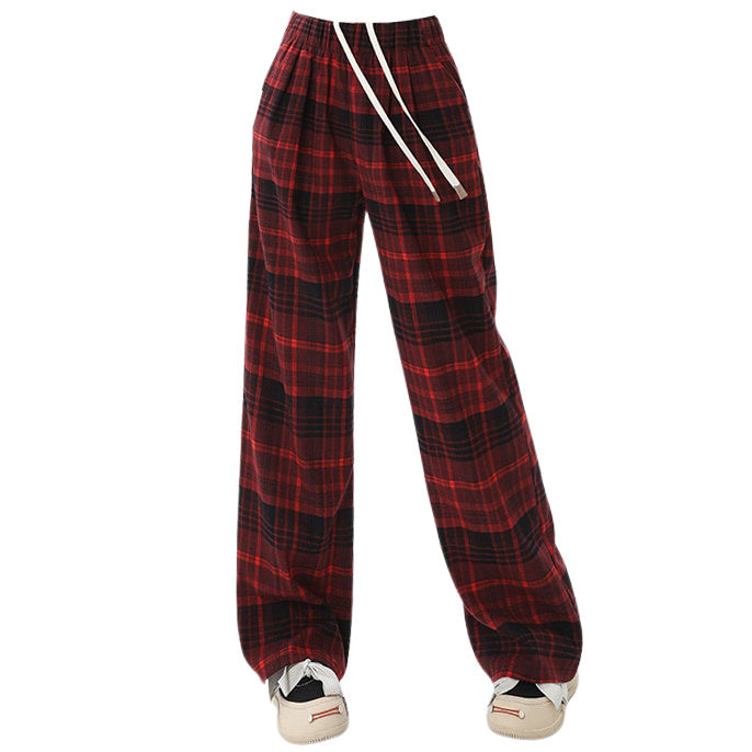 Cute Everyday Outfits, Outfit Inspo Casual Grunge Plaid Pants in Red Cute Everyday Outfits, Outfit Inspo Casual Grunge Plaid Pants in Red