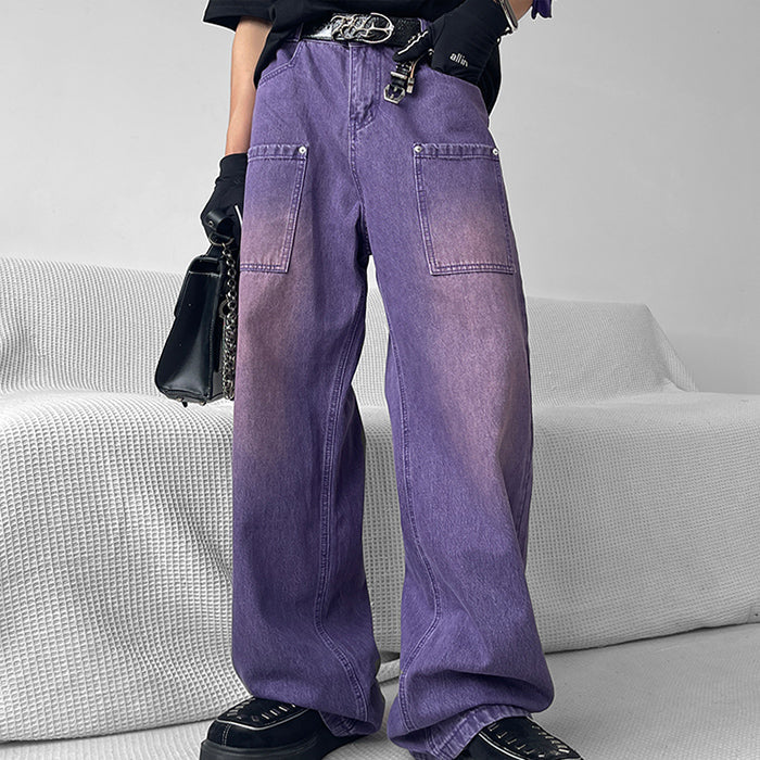 Cute Everyday Outfits, Outfit Inspo Casual Grunge Purple Baggy Jeans Cute Everyday Outfits, Outfit Inspo Casual Grunge Purple Baggy Jeans