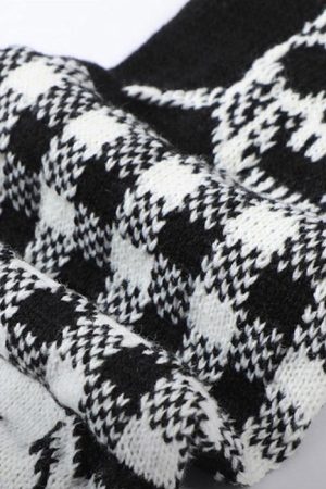 Cute Everyday Outfits, Outfit Inspo Casual Grunge Skull Knitted Scarf