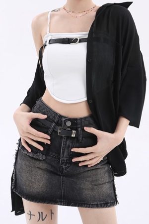 Cute Everyday Outfits, Outfit Inspo Casual Grunge Sleaze Tank Top