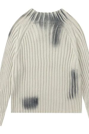 Cute Everyday Outfits, Outfit Inspo Casual Grunge Washed Knit Sweater