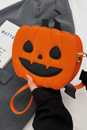 Cute Everyday Outfits, Outfit Inspo Casual Halloween Pumpkin Bag