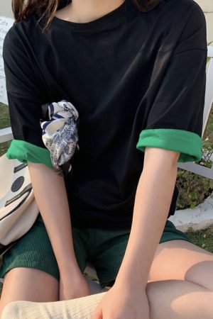 Cute Everyday Outfits, Outfit Inspo Casual Happy In My Mind Oversized Tee