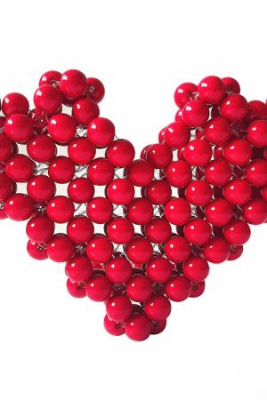 Cute Everyday Outfits, Outfit Inspo Casual Heart Beaded Handbag