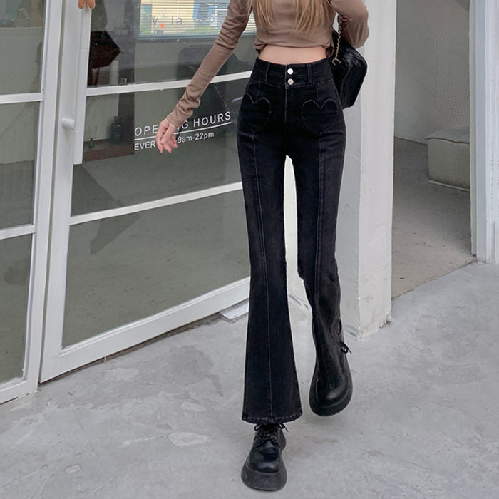 Cute Everyday Outfits, Outfit Inspo Casual Heart Crush Flare Cropped Jeans Cute Everyday Outfits, Outfit Inspo Casual Heart Crush Flare Cropped Jeans