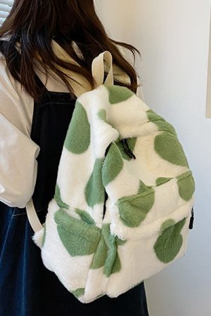 Cute Everyday Outfits, Outfit Inspo Casual Heart Crush Fuzzy Backpack