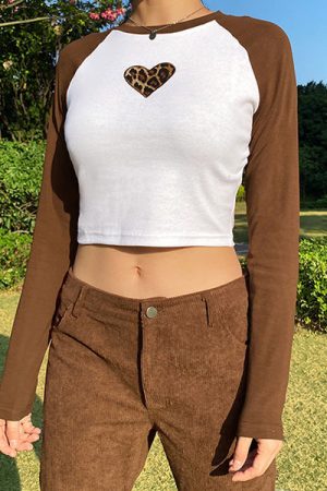 Cute Everyday Outfits, Outfit Inspo Casual Heart Raglan Tee